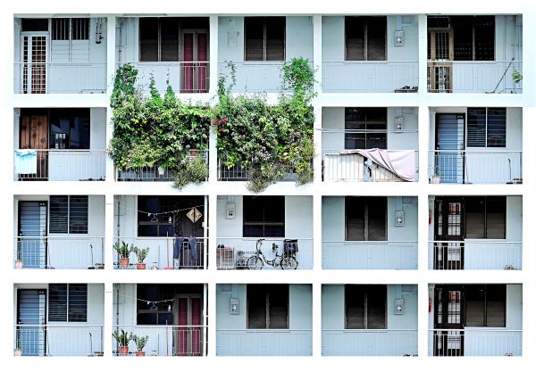residential building balconies Wallpaper 5118x3559