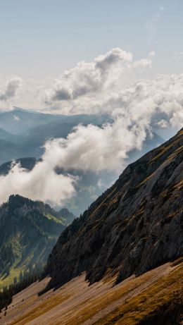 Обои 640x1136 Гора Пилатус, Альпнах, Швейцария