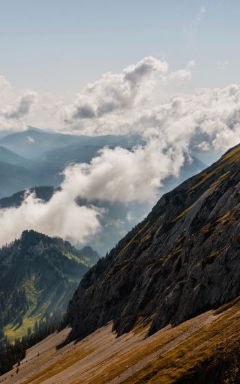 Обои 800x1280 Гора Пилатус, Альпнах, Швейцария