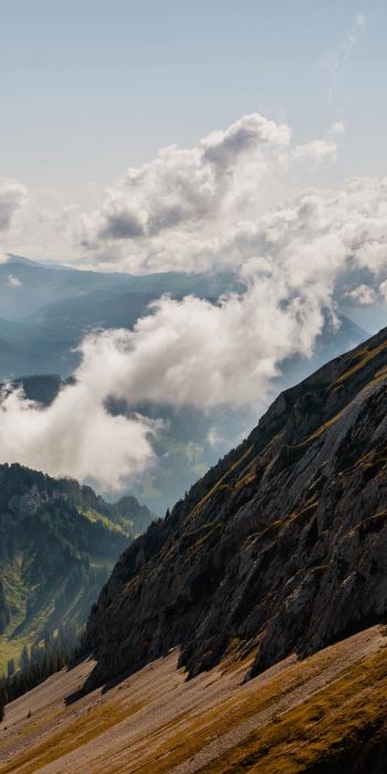 Обои 720x1440 Гора Пилатус, Альпнах, Швейцария