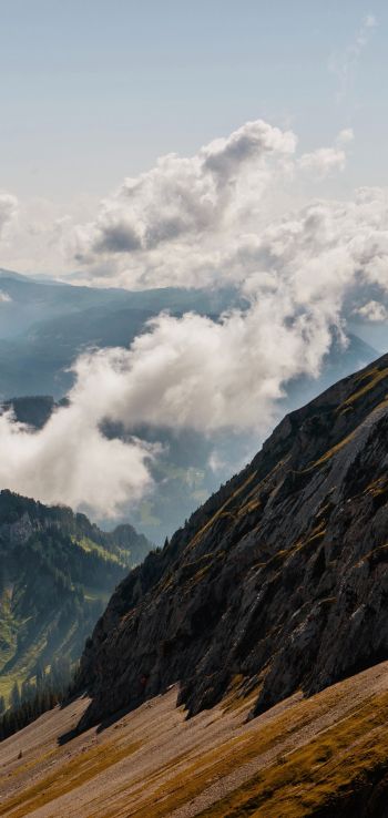 Обои 1080x2280 Гора Пилатус, Альпнах, Швейцария