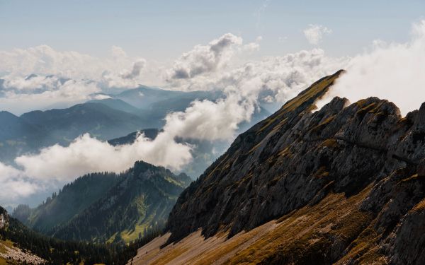 Mount Pilatus, Alpnach, Switzerland Wallpaper 1920x1200