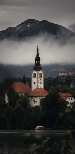 Bled, Slovenia Wallpaper 1080x2220