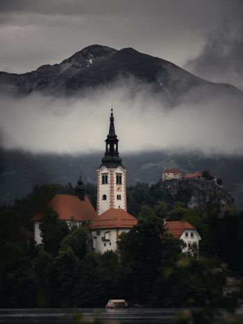 Bled, Slovenia Wallpaper 1620x2160