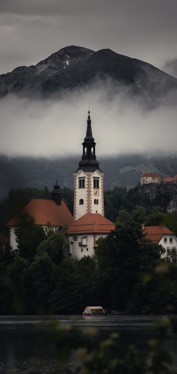 Bled, Slovenia Wallpaper 1080x2280