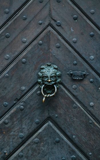 Nuremberg, Germany, wooden gate Wallpaper 1752x2800