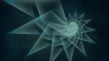 abstraction, spiral, stars Wallpaper 2560x1440