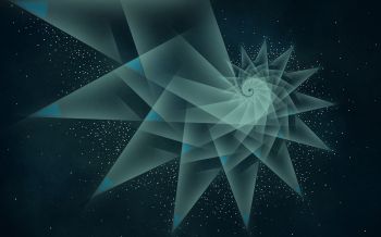 abstraction, spiral, stars Wallpaper 2560x1600