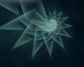 abstraction, spiral, stars Wallpaper 1280x1024