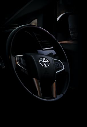 Toyota, steering wheel Wallpaper 3615x5245