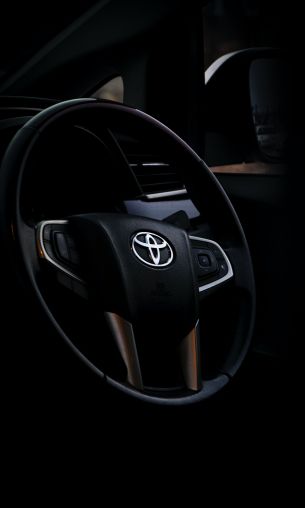 Toyota, steering wheel Wallpaper 1200x2000