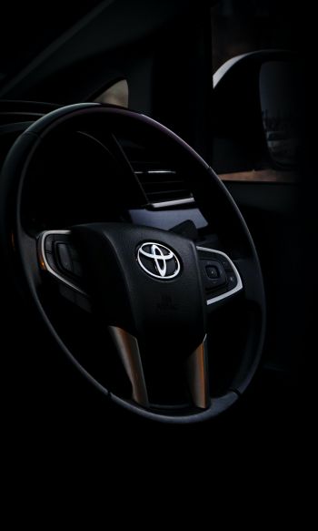 Toyota, steering wheel Wallpaper 1200x2000