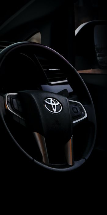 Toyota, steering wheel Wallpaper 720x1440