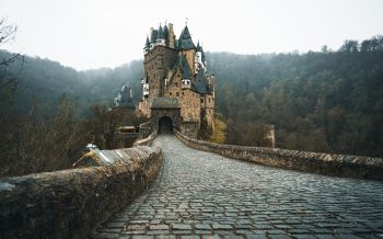 Обои 2560x1600 Замок Эльц, Виршем, Германия