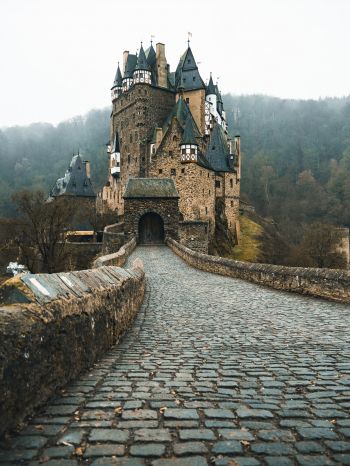 Обои 1668x2224 Замок Эльц, Виршем, Германия