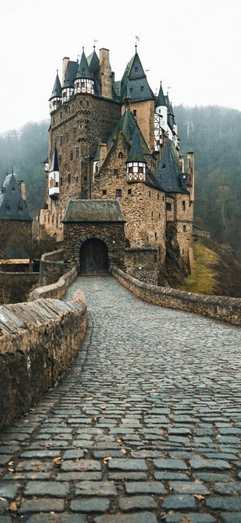 Обои 1080x2340 Замок Эльц, Виршем, Германия