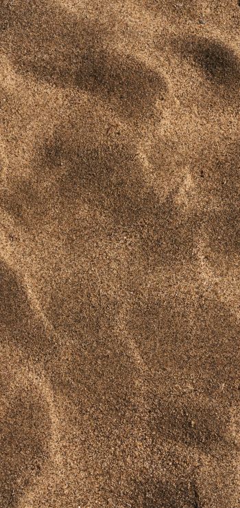 Обои 1440x3040 песок, песчаный пляж