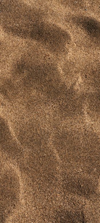 Обои 1440x3200 песок, песчаный пляж