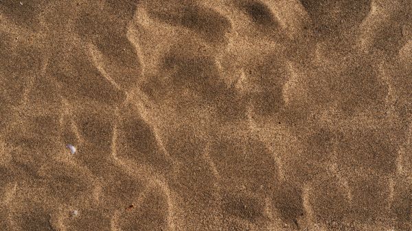 Обои 3840x2160 песок, песчаный пляж