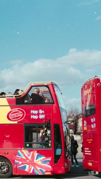 Обои 640x1136 Бат, Великобритания, автобус