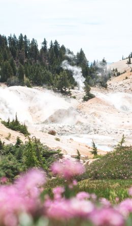 quarry, hot springs Wallpaper 600x1024