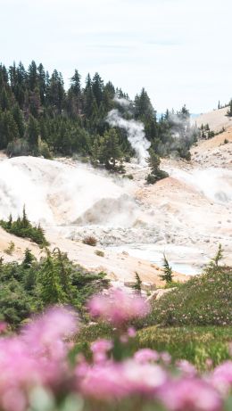 quarry, hot springs Wallpaper 640x1136