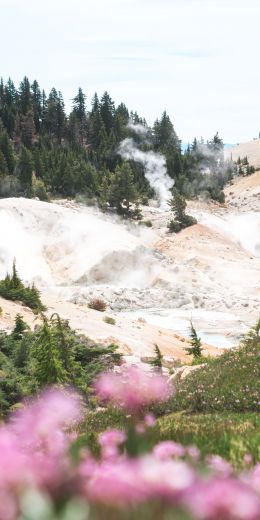 quarry, hot springs Wallpaper 720x1440