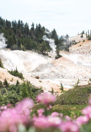 quarry, hot springs Wallpaper 1640x2360