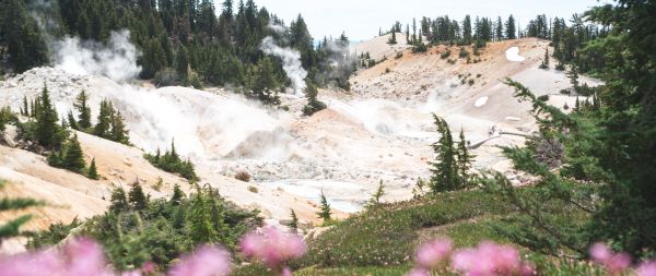 quarry, hot springs Wallpaper 2560x1080