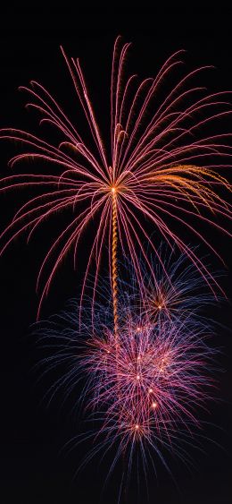 festival, fireworks Wallpaper 1080x2340