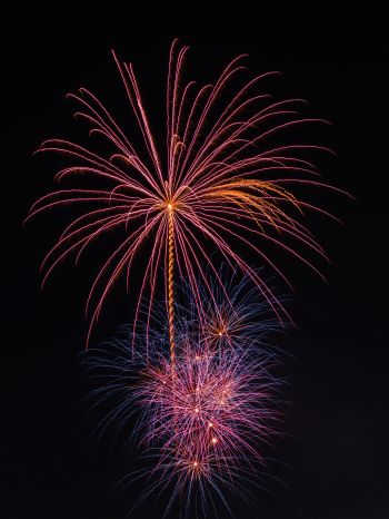 festival, fireworks Wallpaper 1620x2160