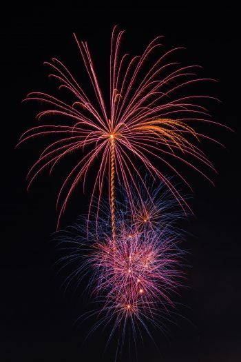 festival, fireworks Wallpaper 640x960