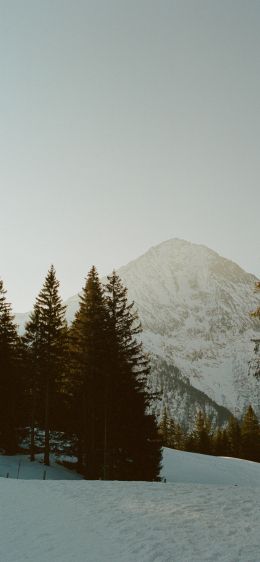 Arnisee, Gurtnellen, Switzerland Wallpaper 1284x2778