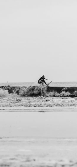 surfer, wave Wallpaper 1125x2436