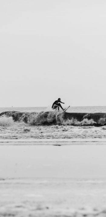 surfer, wave Wallpaper 1080x2220