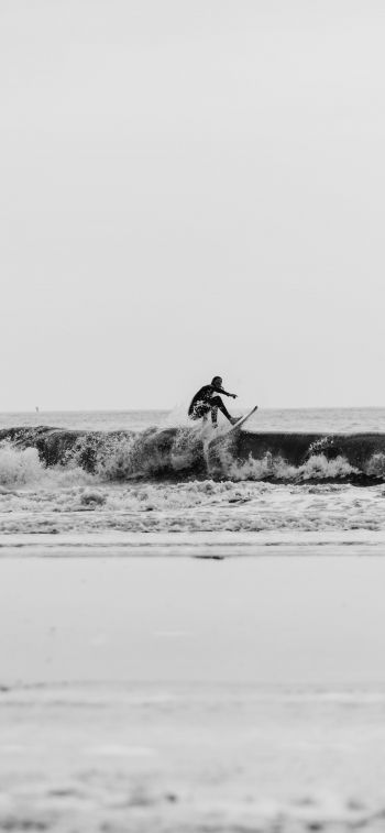 surfer, wave Wallpaper 1125x2436