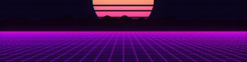 neon, Sintveve Wallpaper 1590x400