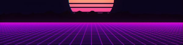 neon, Sintveve Wallpaper 1590x400