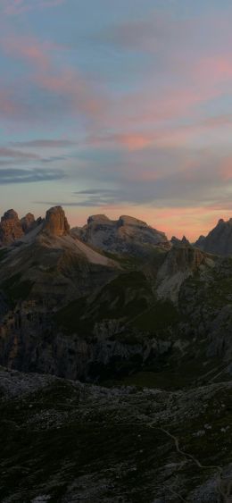 Longarone, Province of Belluno, Italy Wallpaper 1080x2340