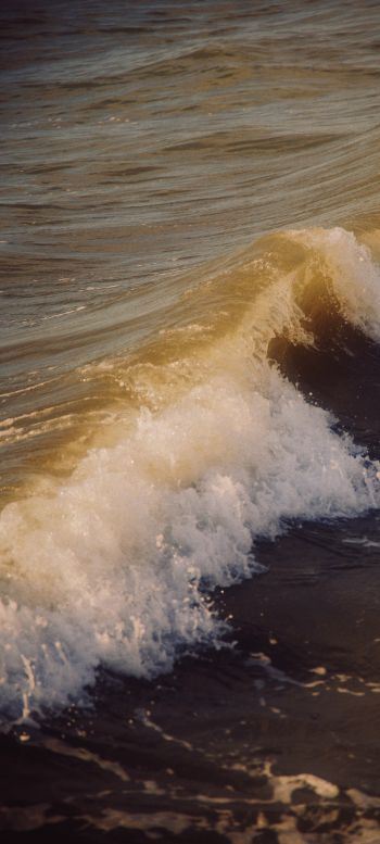 waves, sea Wallpaper 1440x3200