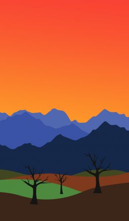 landscape, mountains Wallpaper 600x1024