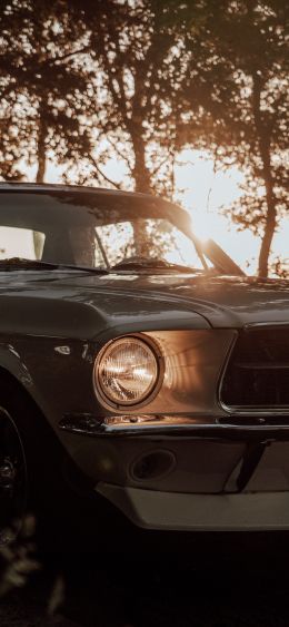 retro car Wallpaper 1080x2340