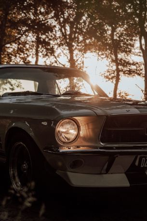 retro car Wallpaper 640x960