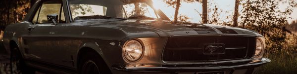 retro car Wallpaper 1590x400