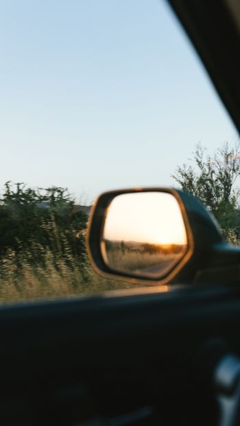 car window view Wallpaper 640x1136