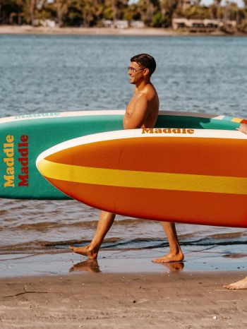 surfers, beach Wallpaper 1620x2160