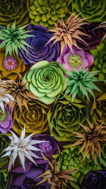 flower design, flowers Wallpaper 640x1136