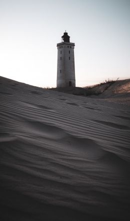 Lighthouse of Rubier-Knude, Furveien, Löcken, Denmark Wallpaper 600x1024