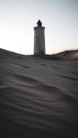 Lighthouse of Rubier-Knude, Furveien, Löcken, Denmark Wallpaper 1440x2560