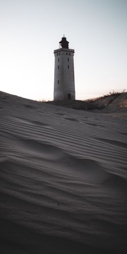 Lighthouse of Rubier-Knude, Furveien, Löcken, Denmark Wallpaper 720x1440